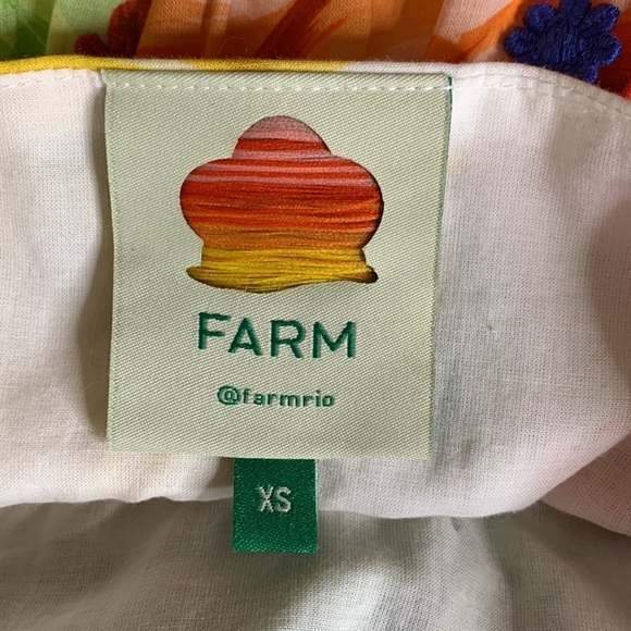 FARM Rio Rainbow Floral Chita‎ Midi Dress - Picture 5 of 8